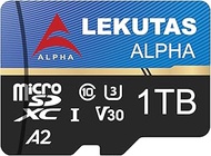 1T(999GB) Micro SD Card, microSDXC UHS-I Flash Memory Card TF Card, High Read Speed 120MB/s, C10, U3