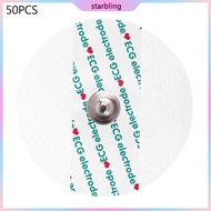 Star 50x Set Practical Disposable Electrode Pad for ECG EKG Electrodes Heart Monitor