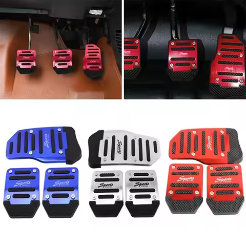 Car Pedal Protection Cover Car Brake Accelerator Pedal Manual Gear Pedal For Car Universal Pedal