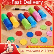 100pcs/box Plastic coins point coins digital exchange chip token cards reward tokens CPRJ