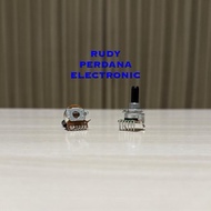 ZL99 POTENSIO 50K 50 K OHM Ω B503 STEREO 6P 6 PIN PLUS CT 6+1 BENDING LEGS THREAD NUT BOLT POLYTRON