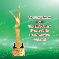 CRT141024 - Crystal Trophy - Crystal Resin Award