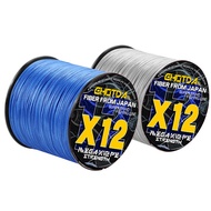 GHOTDA 300M 12 Strands Braided Fishing Line PE Line Super Strong Braided Wire