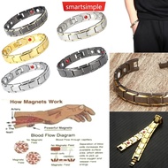 SMARTSIMPLE Fashion Men Women Magnetic Bracelet Health Energy Therapy Arthritis Jewelry E7P2