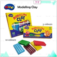 Nikki Modelling Fun Clay / Craft Art Plasticine /Art Clay / Plasticine / Tanah Liat Pemodelan