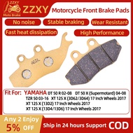 1 Pair Motorcycle Front Brake Pad For YAMAHA DT 50 R 02-08 DT 50 X (Supermotard) 04-08 TZR 50 03-16 