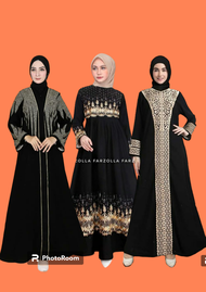 COD ABAYA HITAM REMAJA - GAMIS ABAYA ARAB HITAM - ABAYA ARAB MEWAH  - ABAYA TURKI -GAMIS ABAYA TERBA