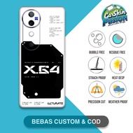 Garskin Skin Vivo V40 5G X64 Anti-Scratch Protector Case | By Fusion Code - x38