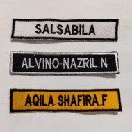 Custom Embroidery Name Bet SMART 02 989 Computer Embroidery Neat Stitching Size 1.8x8.5cm Ready for 