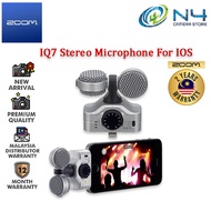 Zoom IQ7 Stereo Microphone for IOS (Zoom Malaysia Warranty)