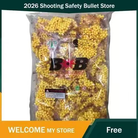 1000 Rounds Paintball 6mm Yellow BBs Bullets 0.11g 0.25g Strike Ball Tactical Air Gun High Quatity B