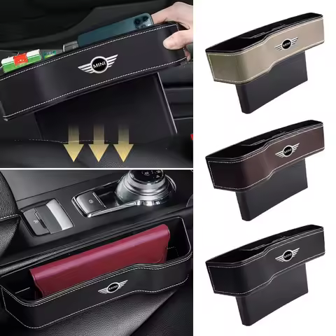 Car Seat Gap Storage Box Crevice Organizer Holder For MINI E90 COOPER S JCW R55 R56 R60 R61 F54 F55 