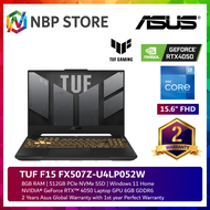Asus TUF F15 FX507Z-U4LP052W 15.6" FHD 144Hz Gaming Laptop Mecha Gray ( i7-12700H, 8GB, 512GB SSD, RTX4050 6GB, W11 )