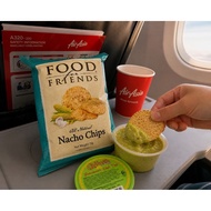 Food for Friends Popular Snacks AirAsia x Santan All Natural Non GMO Tortilla Nacho Chips + Guacamol