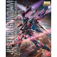 quality goods Model MG1100 Assembly GUNDAM Gift JUSTICE Stock Boyfriend BANDAIBANDAI Ready New for