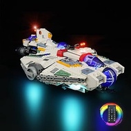 Rorliny LED Light Kit for Lego Star Wars Ghost & Phantom II 75357 Building Set, Creative Lighting ki