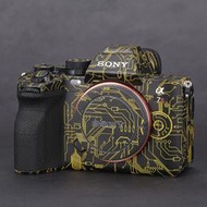 優選+好品質奈斯佳 適用於索尼A7R5相機保護貼膜SONY A7V機身全包貼紙 迷彩亞光磨砂貼膜3M