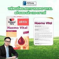 Haemo Vital - DrCung Healthcare Iron, Vitamin A, Zinc C, Anemia Supplement Pills (Box of 30 Pills)