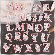 ✿ INS Flowers Letters Iron-on Patch ✿ 1Pc Diy Embroidery Patch Sew on Iron on Badges Patch