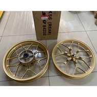 HONDA RS150 V2 SPORT RIM SET GOLD COLOUR ORIGINAL HONDA