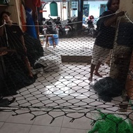 Container lid net size 2.3 m x 2.3 m pingira rope 6 mmNilon