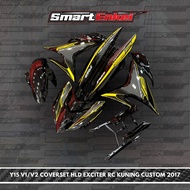 Y15 V1/V2 EXCITER RC2017 custom (3) HITAM KUNING