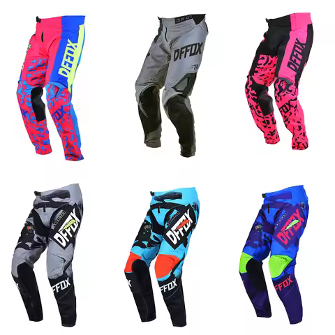 DFFOX Motocross Pants MX Dirt Bike Enduro MTB Moto Off Road Downhill Pants