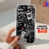 MS Case SAMSUNG A14 / A14 5G - Casing SAMSUNG A14 Latest/ A14 5G Top One Case [MOTIF 75] Casing hp S
