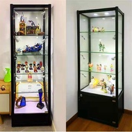 Hand-made Display Cabinet Transparent Glass Cabinet Legoda Model Showcase Toy Storage Cabinet Gift Cabinet with Lock