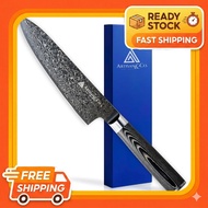 JAPAN made in Seki-city, Gifu-prefecture, Japan. Santoku knife, beautiful kitchen knife that profess