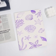 Purple Seashell Starfish iPad Air 6 2024 iPad 10 2022 iPad 9 case,iPad Pro 11" 12.9'' 2022 iPad Pro 