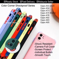 Oppo A95 A93 A92 A76 A74 4G 5G A73 2020 A54 A53 Color Corner Shockproof Phone Case Casing Cover Hous