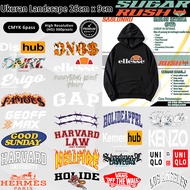 Screen printing, iron-on screen printing, dtf brand screen printing, size 26x9, part 4, t-shirt scre