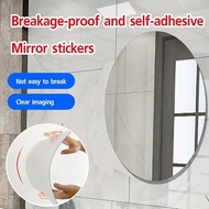 Gorich Mirror Wall Stickers Self-Adhesive Oval Face Stickers Home Decoration Hd Glass Soft Mirror Wall Stickers HOT SALE Acrylic self-adhesive mirror