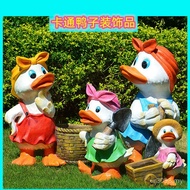 Ornaments Cartoon Ornaments Sculpture Ornaments Courtyard Flower Pots Ducks Ducks Shopping Mall Gard