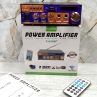 Fleco F-618 BT Wireless Power Amplifier Bluetooth AC DC USB FM Amplifier/