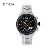 Titan Black Dial Chronograph Men's Watch 9447KM01