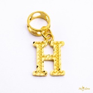 MASDORA 916 Gold Charms Charm Emas - Alphabet H (EMAS 916/22K)