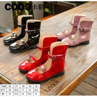 Long Boots Red Black