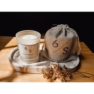 6 Perscent Plant-Extract Scented Soy Candle With Canvas Bag (50g)