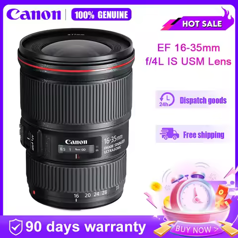 Canon EF 16-35mm f/4L IS USM Lens wide-angle zoom lens SLR camera professional lens suitable for Can