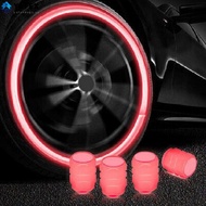  Universal Fluorescent Car Tire Valve Auto Tyre Valves 4/8/16 PCS Red General New