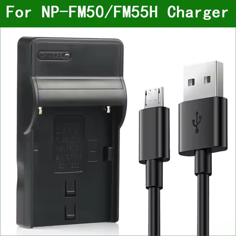 BC-VM50 BC-VM10 BC-V615 NP-FM50 FM50 USB Battery Charger for Sony DSC- F707 F717 F828 R1 S30 S50 S70