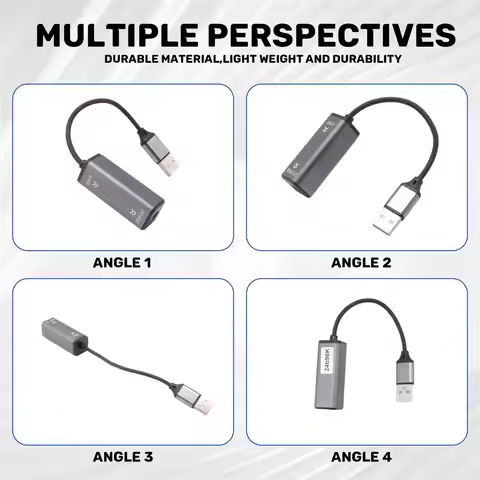 DTC5 USB to Optical Audio Converter USB to SPDIF Adapter 24bit/96KHZ Audio Adapter for Connecting La