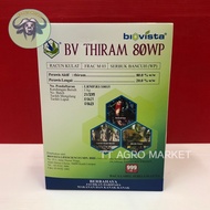 Fungicide 1kg BV Thiram 80WP Thiram 80.0% Racun Kulat Tanaman Pokok Durian Cili Pisang Jagung Akar Daun Benih Antraknose