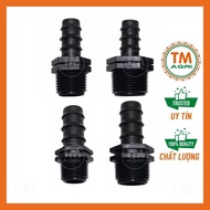 [SET OF 10 PCS] Connecting external threads 21mm, 27mm to LDPE 16mm, 20mm, 25mm - LDPE accessories -