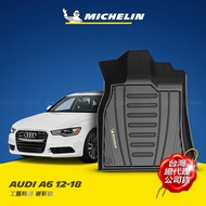 奧迪 Audi A6 2012~2018年 MICHELIN 米其林 魔形 全包式立體腳踏墊