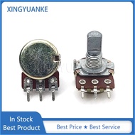 5Pcs/lot WH148 Type Single Potentiometer C10K C20K C50K C100K Amplifier Audio Volume Potentiometer 3