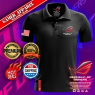 Polo ROG Gaming PC Malaysia Team Super Premium T-shirt Available big size 4XL 5XL