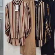 ONE SETCEL|SETELAN WANITA MOTIF SALUR MALIKA // SET WANITA TERBARU // ONE SET PENJAMAS KEKINIAN TERM